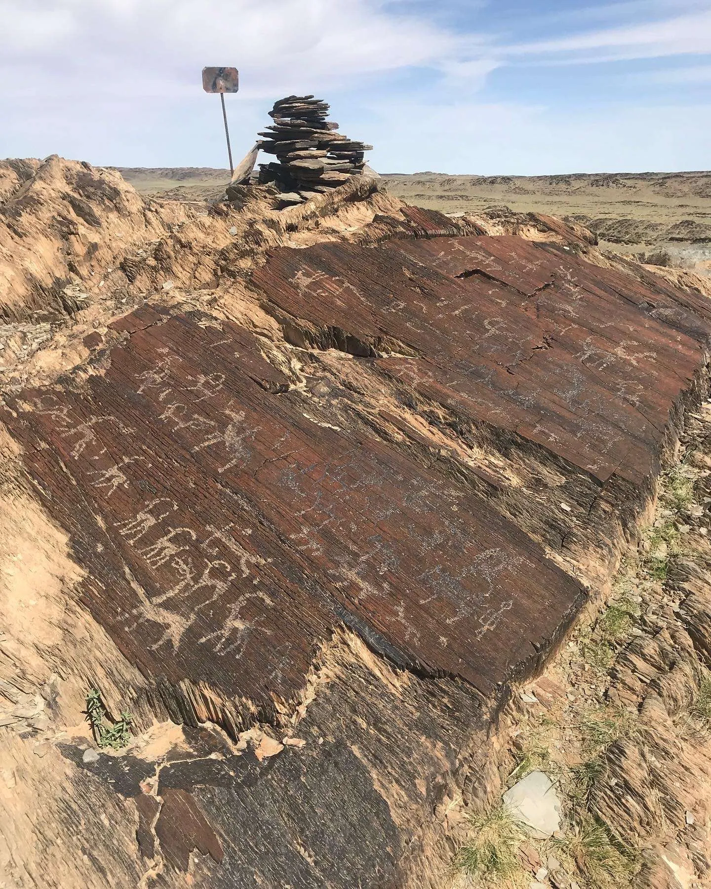 Petroglyphs in Gobi