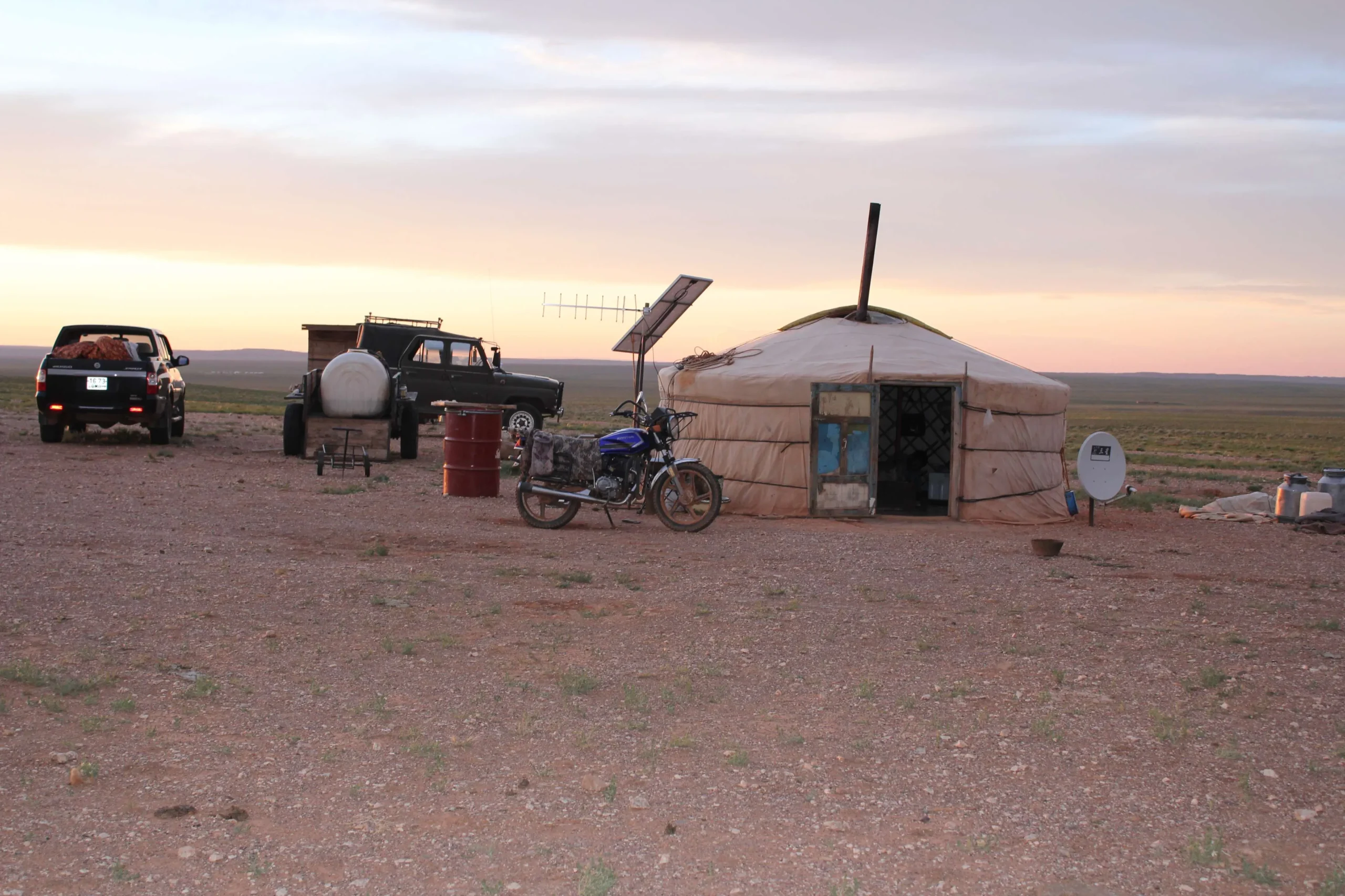 Nomadic family of Gobi