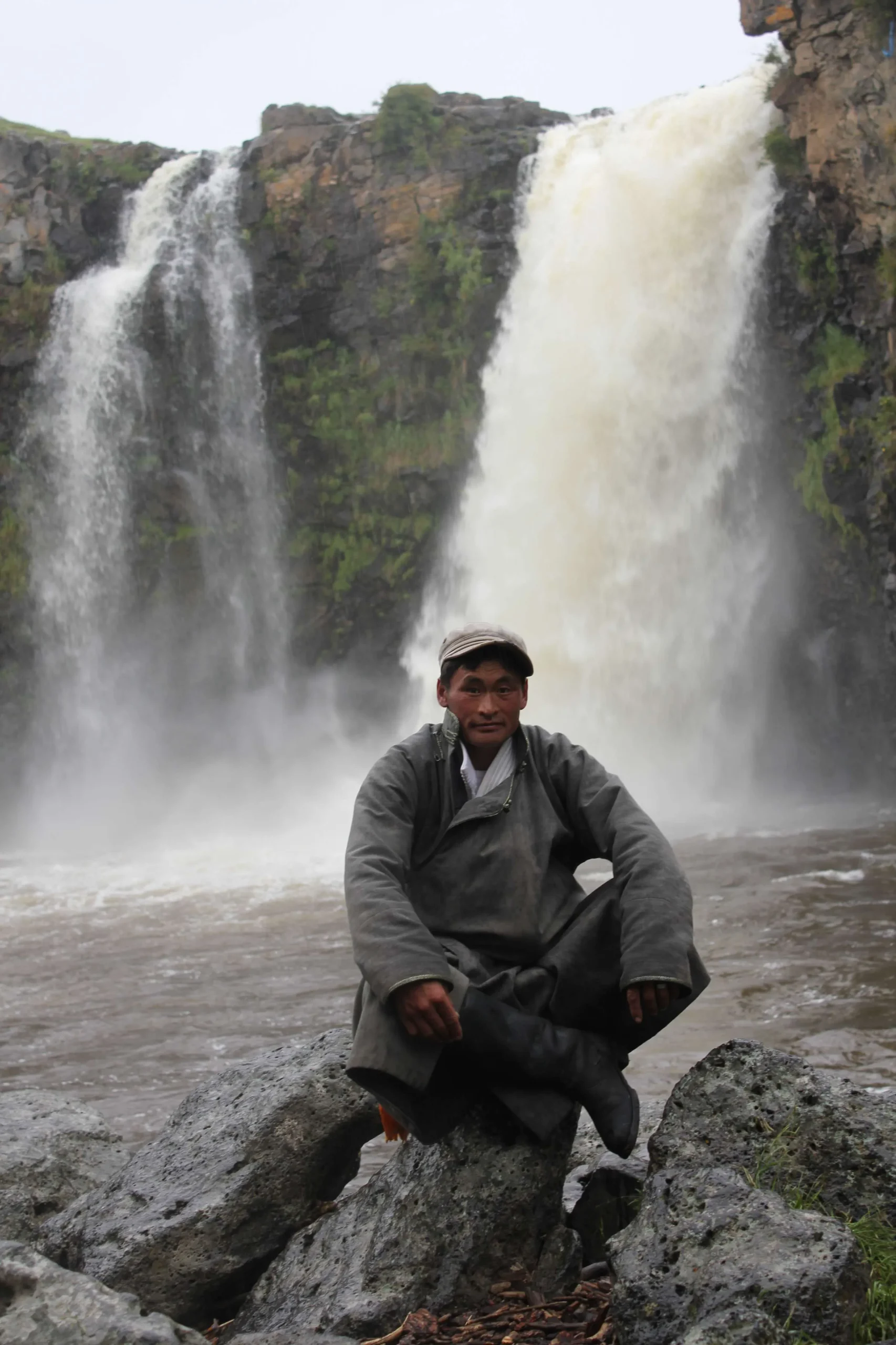 Ochir and Orkhon waterfall