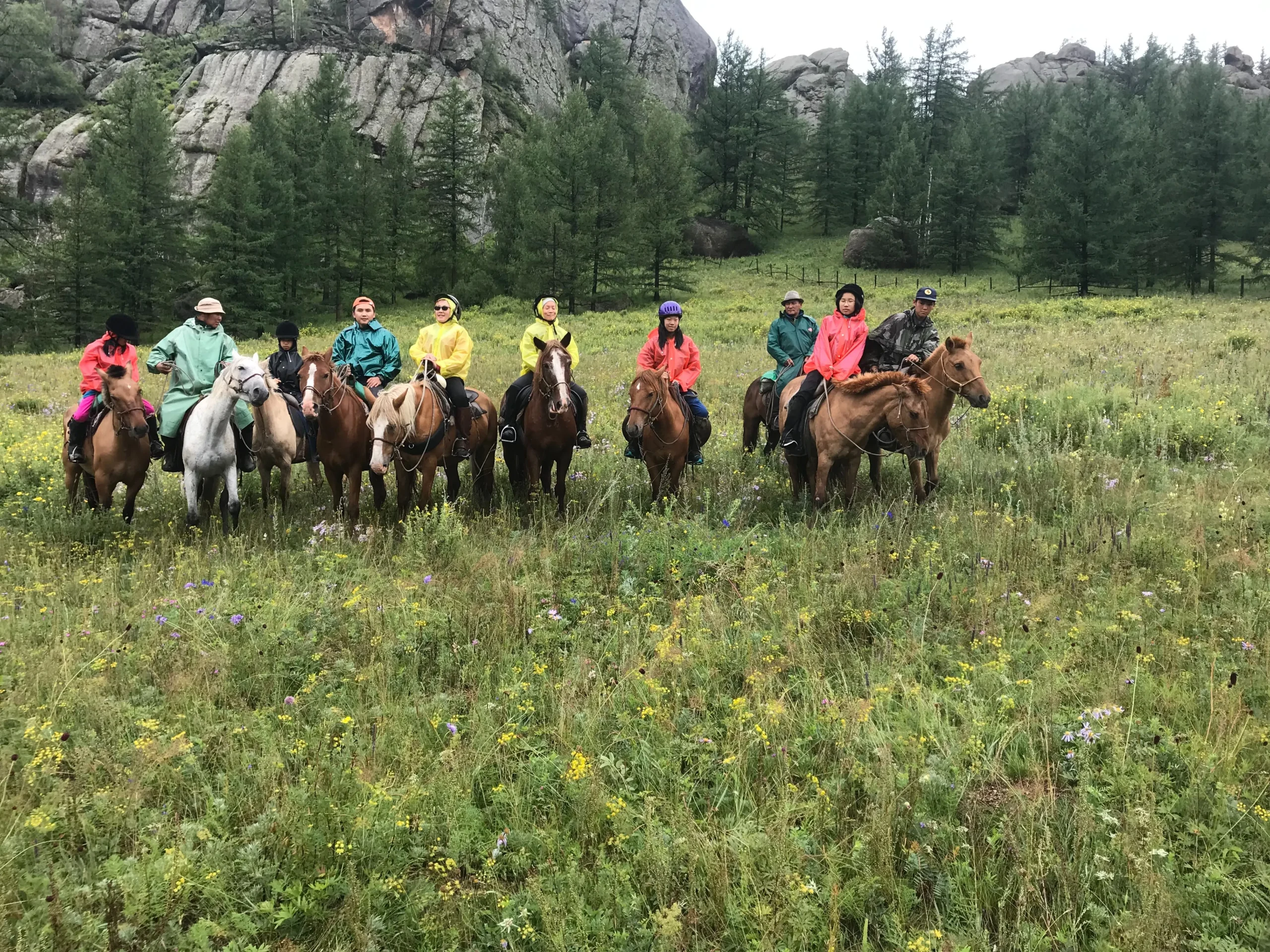 Horse trekking in Terelj National Park