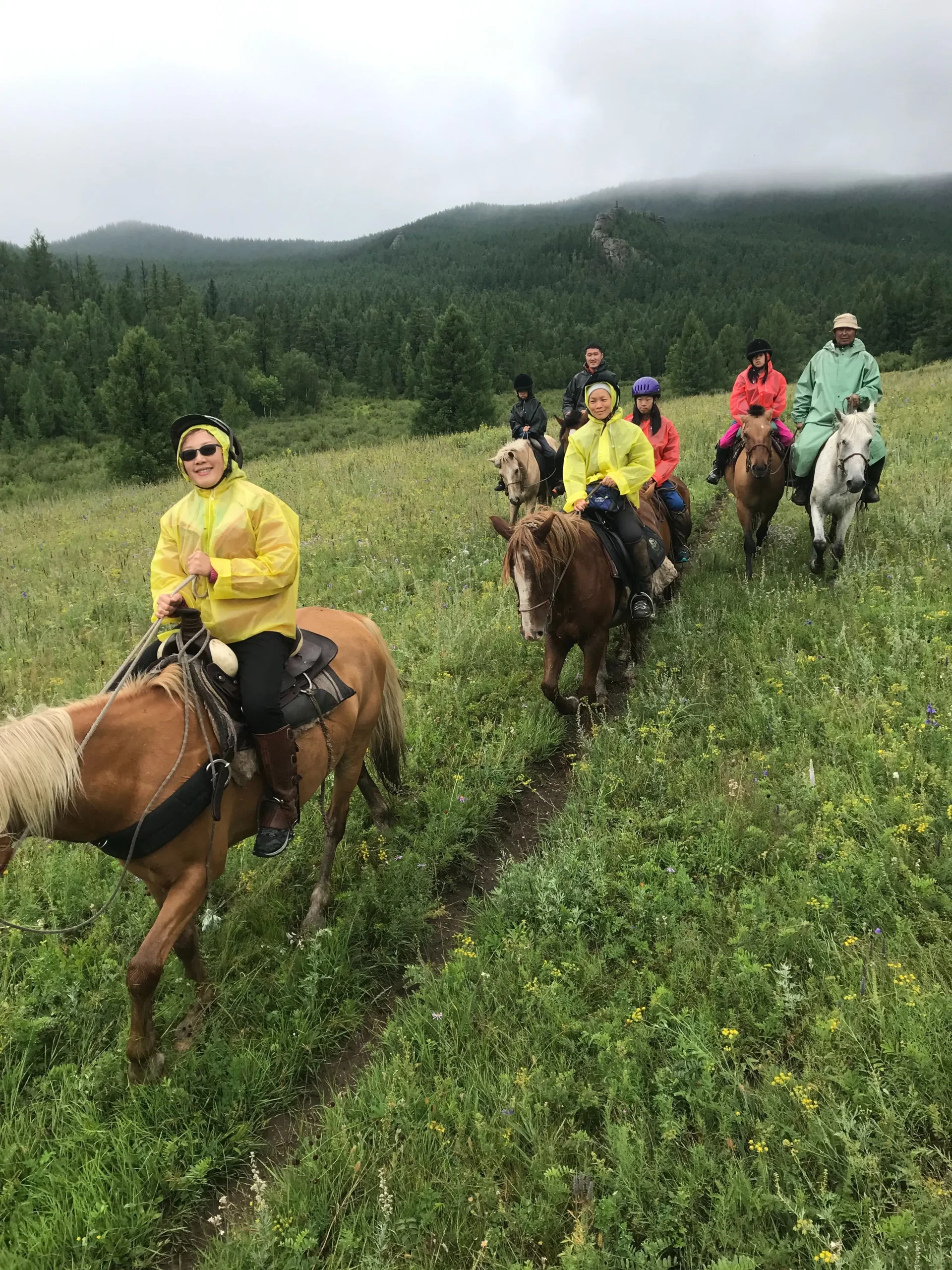 Horse trekking in Terelj National Park