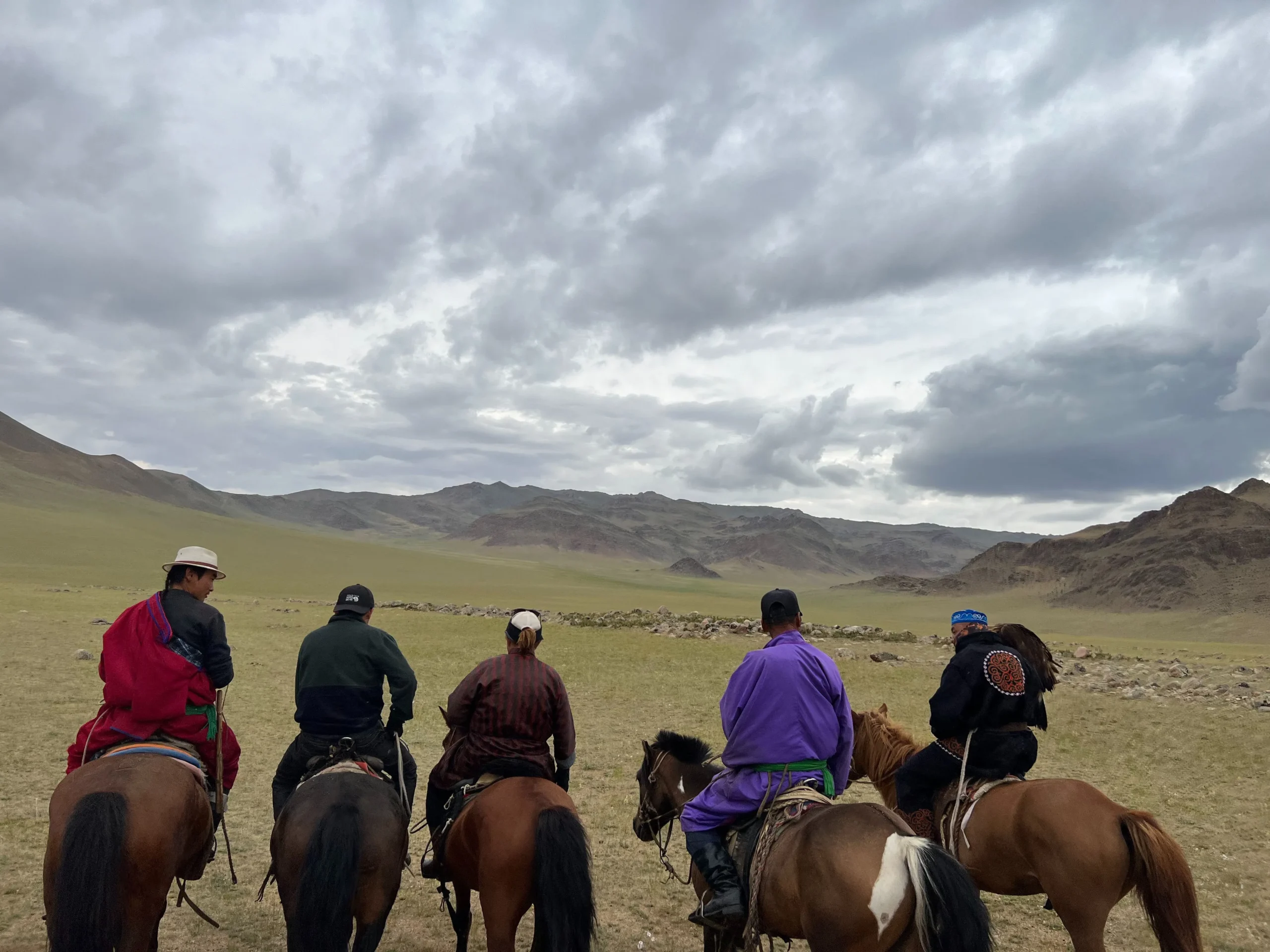 Riding and Talking on the horseback