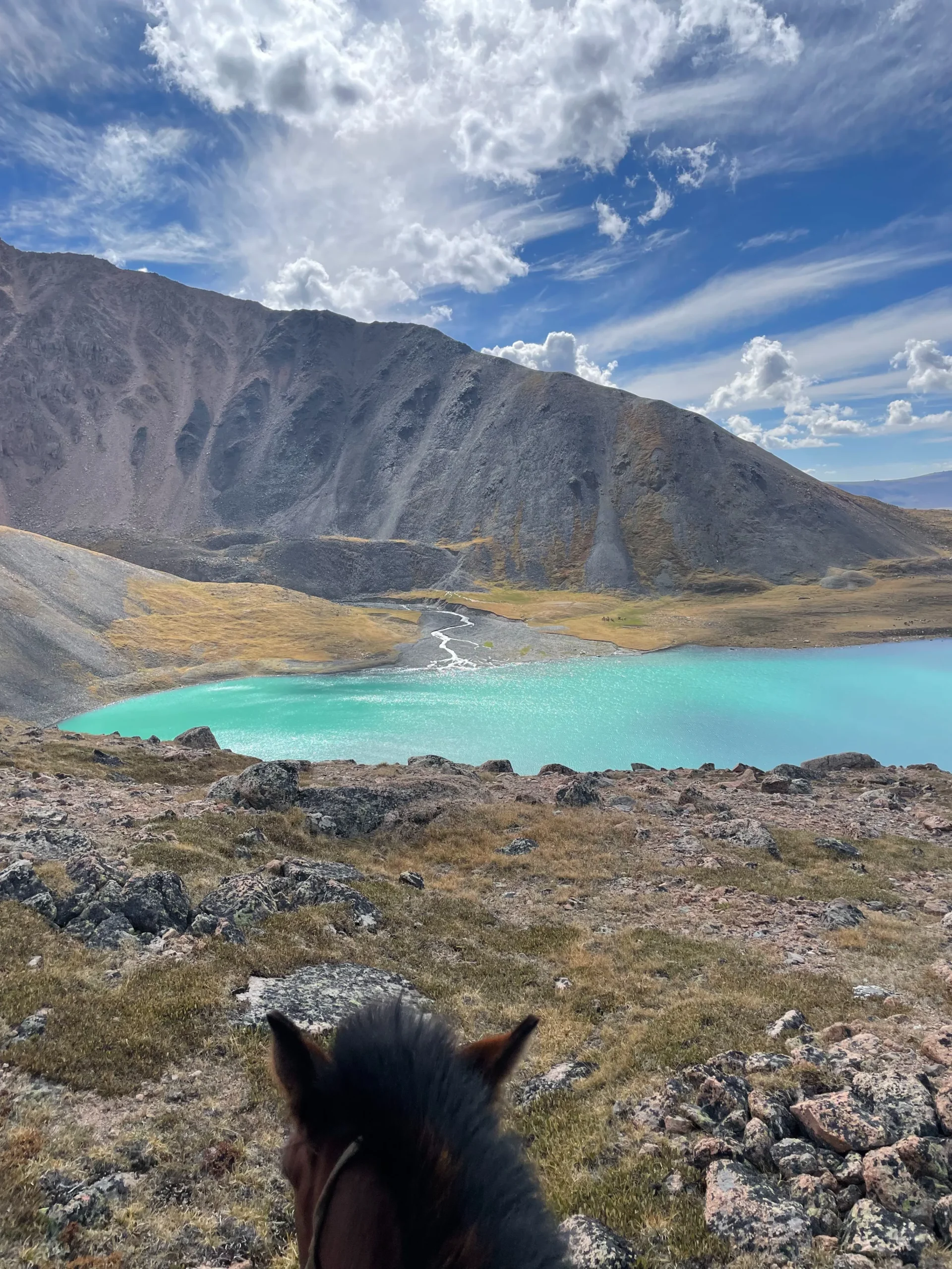 Alpine lake, Altai mountains