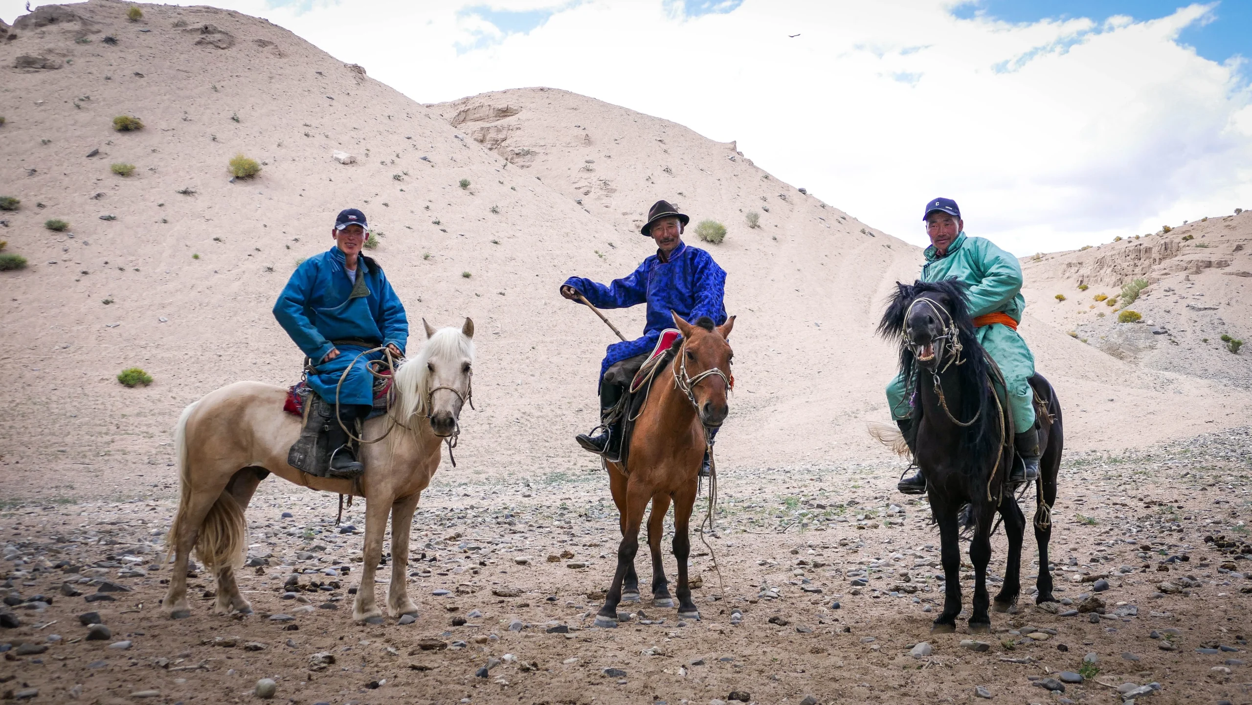 Nosa, Zorigoo, Boldoo the our horsemen
